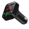 Bluetooth Car Kit Hands Wireless Fast Charger FM Transmitter LCD MP3プレーヤーUSB 2.1AアクセサリーOレシーバードロップ配達モバイルMO DHGZT