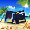 Męskie kreskówki stroju kąpielowego Shark Boy Swimming Trunks 2-9Y Dziecięce dziecięce dziecięce dziecięce dzieci Shark Beach Boys Bathing Suit Boys P230506