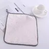 Cleaning Cloths Kitchen Towels Cotton Dishcloth Super Absorbent Non stick Oil Reusable Cloth Daily Dish 230505