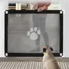 Houses Pet Supplies New Dog Paw Print Door Fence Home Isolation Net Portable Assembled Safety Fence