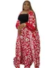 Roupas étnicas conjunto de duas peças roupas femininas vestidos africanos Party Dashiki Spring Autumn Long Maxi Dress Sets Pants Suits 2 peças roupas 230505