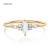 Mercery Jewelry 2023 패션 트렌드 아름답게 디자인 된 고품질 14K 솔리드 골드 보석 여성을위한
