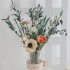 Dekorative Blumen, echte natürliche getrocknete Blumen, ewiger Eukalyptus-Blumenstrauß, Hochzeitsdekoration, hochwertiges großes Luxus-Arrangement