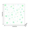 Wall Stickers Glow In The Dark Snowflake Glowing Stars Clings Decals Christmas Luminous Decoration For Home