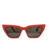 Occhiali da sole Fashion OFF W di alta qualità Off new fashion trend bianco occhiali da sole a forma di gattino con montatura stretta stessi occhiali owri021f