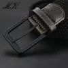 Cintos maikun cintos de lona para homens moda metal pino fivela de cinta tática militar de cinto elástico para calças jeans 230506