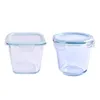 Schalen aus Glas, hitzebeständig, Mikrowellenbehälter, geeignet für Suppen, Nudeln, Cupcakes, Küchen-Organizer-Zubehör