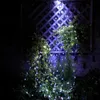 Strings LED 100/200/400LEDS Solar Fairfall Waterfall Luzes de corda ao ar livre ramificação de videira guirlanda de férias de férias de casamento de natal decoração de árvore