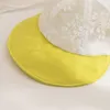 Gorras, sombreros de ala grande para bebé, sombrero para el sol 2023, sombrero protector solar de encaje para niñas, visera para el sol, gorra transpirable, accesorios para bebés