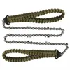 Hydration Gear Manual Hand Braided Rope Chain Saw Portable Emergency Camp Survival Wire Cutter Outdoor Camping Hiking Tools 230505