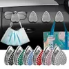 2024 Universal Multi-Functional Car Hooks Front Row Creative Diamond-Encrusted Love Interior Sticky Hooks For USB Headphone Cable Key