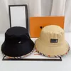 Nowy styl Fisherman Hat Letters Autumn Four Seasons Fashion All-Match Para Sun Hat Korean Street Basin Hat