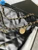 Borse a tracolla Ultimi prodotti Pochette shopping a 22 canali di lusso Borsa da viaggio con catena d'oro da uomo di design da donna genuina