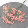 Decorative Flowers Mini Heads 62cm DIY Artificial Flower Gypsophila Fake Silicone Plants Wedding Decor Home Arrangement