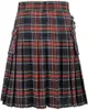 Kjolar mens skotska traditionella högland tartan kilt kjol maxi kjol kjolar för kvinnor kjolar kvinnor punk kjol 230506