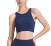 Soutien-gorge actif gilet femmes yoga gilet jarretelles évidé soutien-gorge de sport femmes t-shirt haut d'entraînement en plein air Pra vitesse sec yoga costume beau dos polyvalent t-shirt