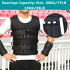 Equipaggiamento fitness integrato Gilet con peso regolabile da 15 kg 35 kg Giacca da allenamento per la forza con carico per esercizi con gamba da 6 kg Braccio da 5 kg 230505