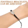 Bracelets de charme 20 PCs Alloy Foot Chains Bracelet Basketball Jewelry Gift Friendship Soccer Sports Store