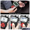 診断ツールOBD 2 Car Tool for OBD2スキャナーKonnwei KW310 Motive Russian Language PK ELM327ドロップデリバリーモバイルモーターサイクルVE DHS8T