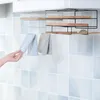 Organisation Köksarrangör för huggtavla väggmonterad kök förvaring och organisationsstativ för handdukskåphållarhållare hyllan