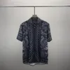Mäns casual skjortor mode tröja för lyxigt tryck män kläder kort ärm topp japansk stil blusar ropa camisas y blusas