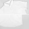Męskie koszule czarno -białe koszula sztuka spiralna plaża luźne hawajskie bluzki y2k krótkie rękawy niestandardowe ubranie