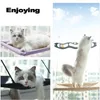 Mats Cat Hammock Hanging Cat Bed Window Pet Bed For Cats Small Dogs Sunny Window Seat Mount With Blanket Bearing 20kg Pet Accessories