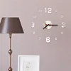 Wall Clocks 3D Digital Clock Mirror Sticker Family Room Modern Office Art Deco Design Living Kitchen Home Decoration