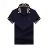 2023Designer mode top zakelijke kleding Polo logo geborduurde kraagdetails korte mouw poloshirt heren meerkleurig meerkleurig T-shirt M-XXXL