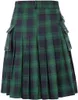 Kjolar mens skotska traditionella högland tartan kilt kjol maxi kjol kjolar för kvinnor kjolar kvinnor punk kjol 230506