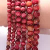 Beads Natural Stone Cherry Pink Tiger Eye Gem Loose Spacer For Jewelry Making 15 Inches 6/8/10mm Diy Bracelet Accessories