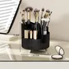 Storage Boxes Light Luxury Cosmetic Organizer 360 Rotation Box Plastic Large Capacity Desktop Make Up Organizers For Skin Care Brushes