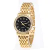 Relojes para mujer Casual Golden Ladies Creative pulsera de acero reloj femenino amantes reloj de pulsera Relogio Feminino 230506