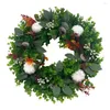 Decorative Flowers Hanging Wreath Plastic Garland Lightweight Widely Application Delicate Farmhouse Harvest Autumn
