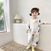 Pajamas Spring Autumn and Winter Children s Flannel Thicken Boys Girls Home Clothes Fleece Sleepers 230506