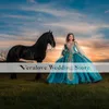 Зеленое мяч платье quinceanera с платья с платьем на плане с плавами с плечами vestidos de 15 anos день рождения платья для вечеринок