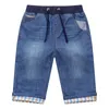 Shorts Garçons Jean D'été Marque Conception Impression Broderie Treillis Enfants Denim Pour Adolescent 2 14 Ans Porter DWQ101 230506