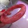 Bangle Genuine Natural Rose Rhodochrosite Gems Stone Inner Diameter 58mm