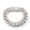 Luksusowe 18K Women Bracelets Miesanite Chain Hip Hop Biżuteria w zachodnim stylu łańcuchy tenisowe na prezent noworoczny