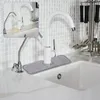 Tovagliette Tampone assorbente per rubinetto a 3 pezzi con piatto inferiore per lavello Panno in microfibra riutilizzabile per rubinetti