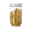 Bouteilles de stockage couvercle en plastique bidon hermétique pot de cuisine récipient alimentaire thé grains de café Grains bocaux à bonbons organisateur transparent