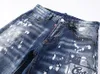 DSQ Slim Blue Men's Jeans Cool Guy Jeans Hole Classic Hip Hop Rock Moto Design Descuded Denim DSQ2 Jeans 404