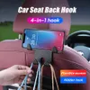 New 1/2 pcs Car Seat Back Hook Headrest Hanger Auto Accessories Multifunction Hanging Hook Phone Bracket Hidden Hanger Organizer