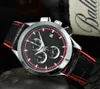 2023 Top Brand Designer Mens Watches Fashion Quartz Luxury Watch Leather Strap DayDate Movement Arms Wiswatches