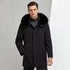 Men's Jackets 2023 Design Men's Winter Coats With Warm Fur Collar Liner Black Outdoor Men Hooded Chaqueta Hombre 4XL