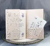 Biglietti d'auguri 50pcs Fancy Hollow Lace Card Retro Hollowing Out Invitation Personalizza il business con le forniture per feste RSVP1