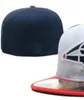 Gotowy magazyn hurtowy wysokiej jakości męskiej drużyny sportowej Chicago Caps Sox Flat Brim on Field Hats Pełny zamknięty rozmiar 7- Rozmiar 8 Dopasowane baseball Gorra Casquette A0