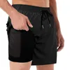 Shorts masculinos Brand Beach Summer Summer Quick Dry Swimsuits Man Swim Turncos Surf Swimwear Male Athletic Running Gym calças de ginástica