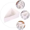 Emballage cadeau 20 PCS Gâteau Conteneur Triangle Dessert Boîte Boulangerie Transporteur Cupcake Conteneurs Boîtes Gâteau Au Fromage Tarte Carton Support Transporteurs Plateau