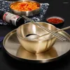 Din sets sets 304 roestvrij staal Tianyi Bowl dubbele verdikte soeprijst voor kinderen om te eten en te koken kimchi